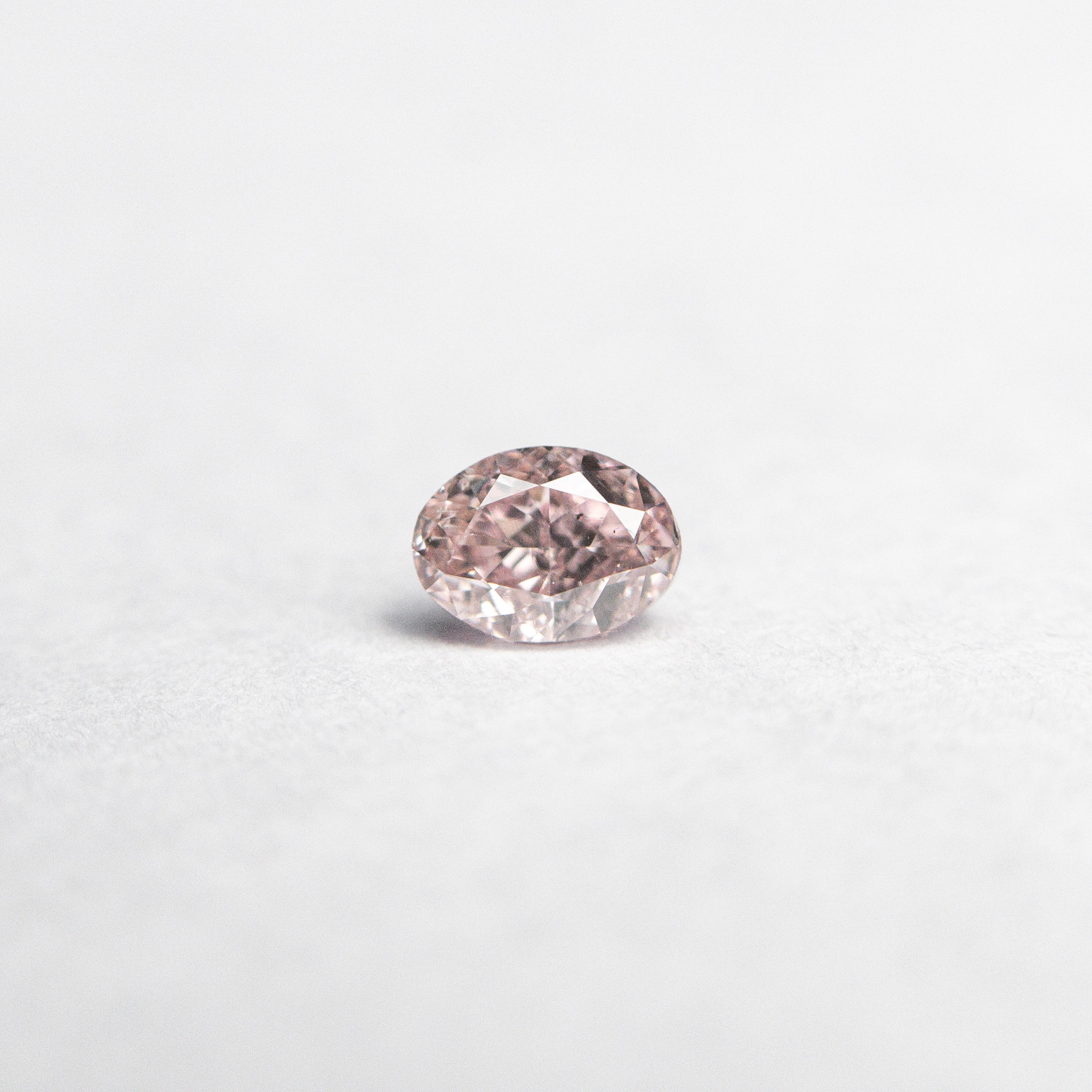 0.18ct 3.93x2.87x2.01mm GIA SI2 Fancy Pink Oval Brilliant 🇦🇺 24091-01