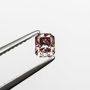 0.35ct 4.40x3.60x2.73mm GIA SI1 Fancy Pink Cut Corner Rectangle Brilliant 24155-01
