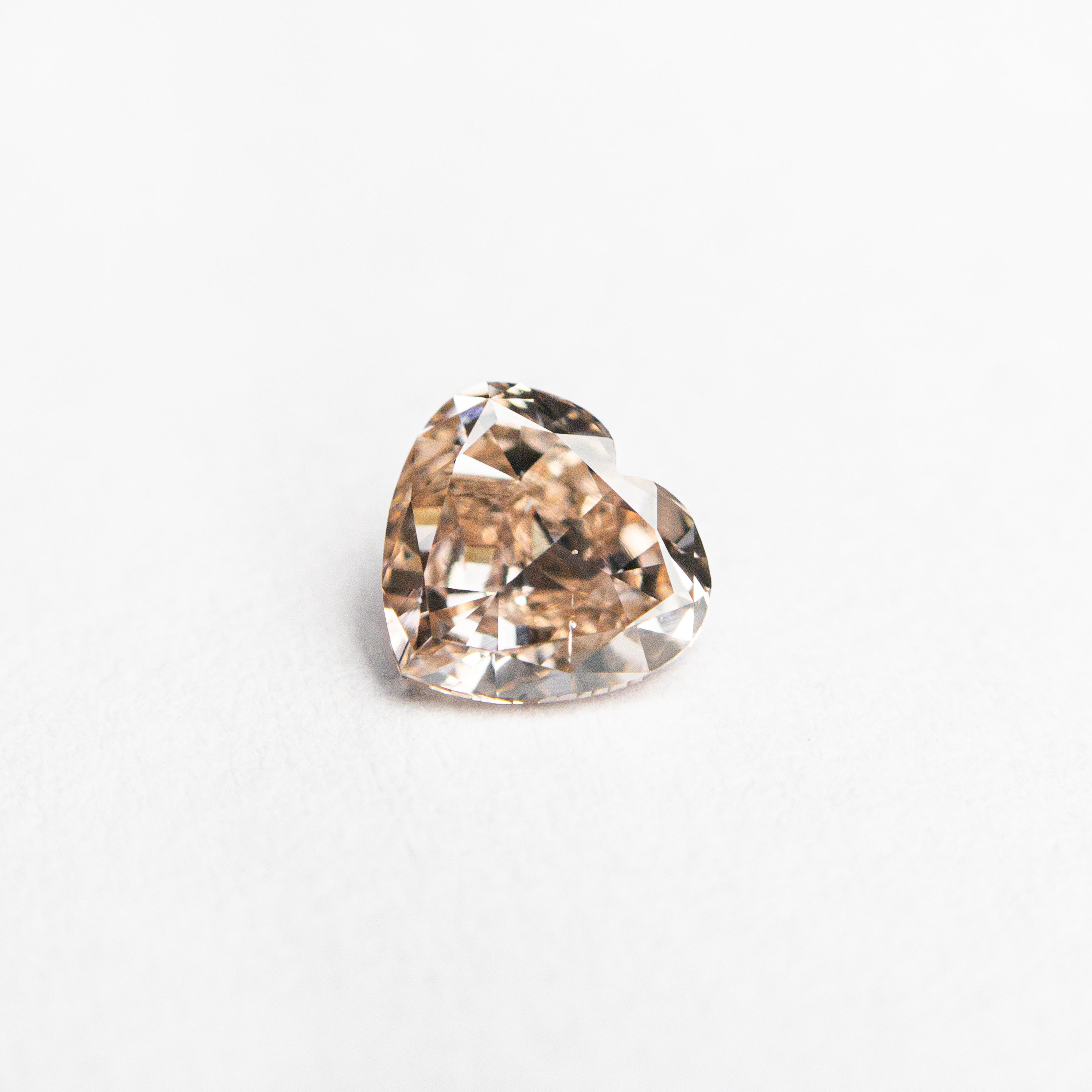 0.44ct 4.83x5.16x2.60mm GIA VS2 Fancy Brown-Pink Heart Brilliant 🇦🇺 24154-01