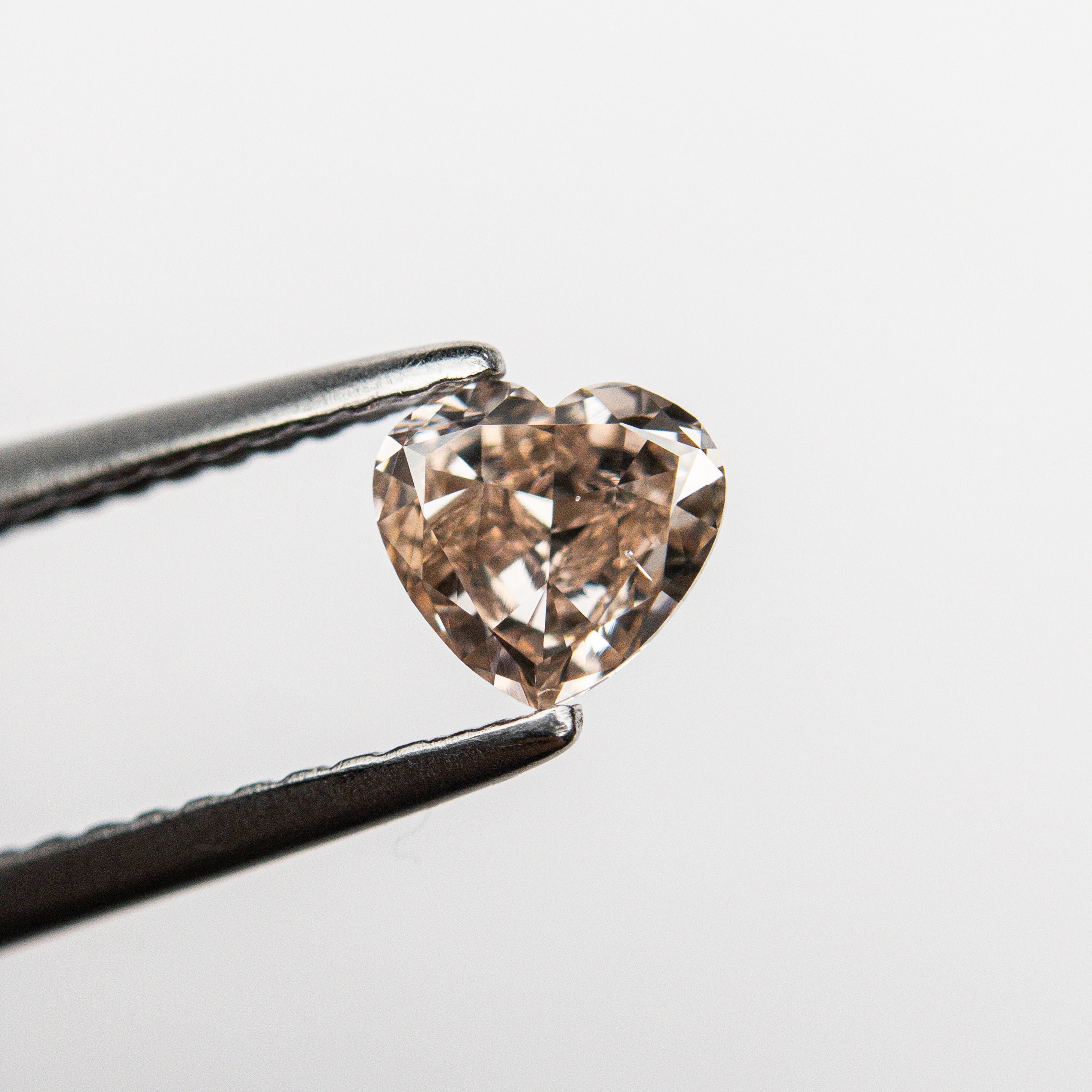 0.44ct 4.83x5.16x2.60mm GIA VS2 Fancy Brown-Pink Heart Brilliant 🇦🇺 24154-01