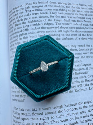 Icy Diamond Pear Pavé