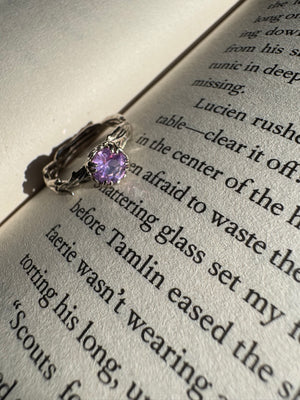 0.79ct Sapphire Thorns + Roses
