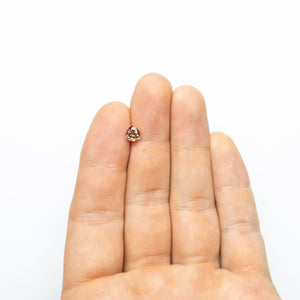 1.00ct 6.08x5.67x3.42mm GIA SI1 Fancy Brown-Pink Trillion Brilliant 🇦🇺 24113-01