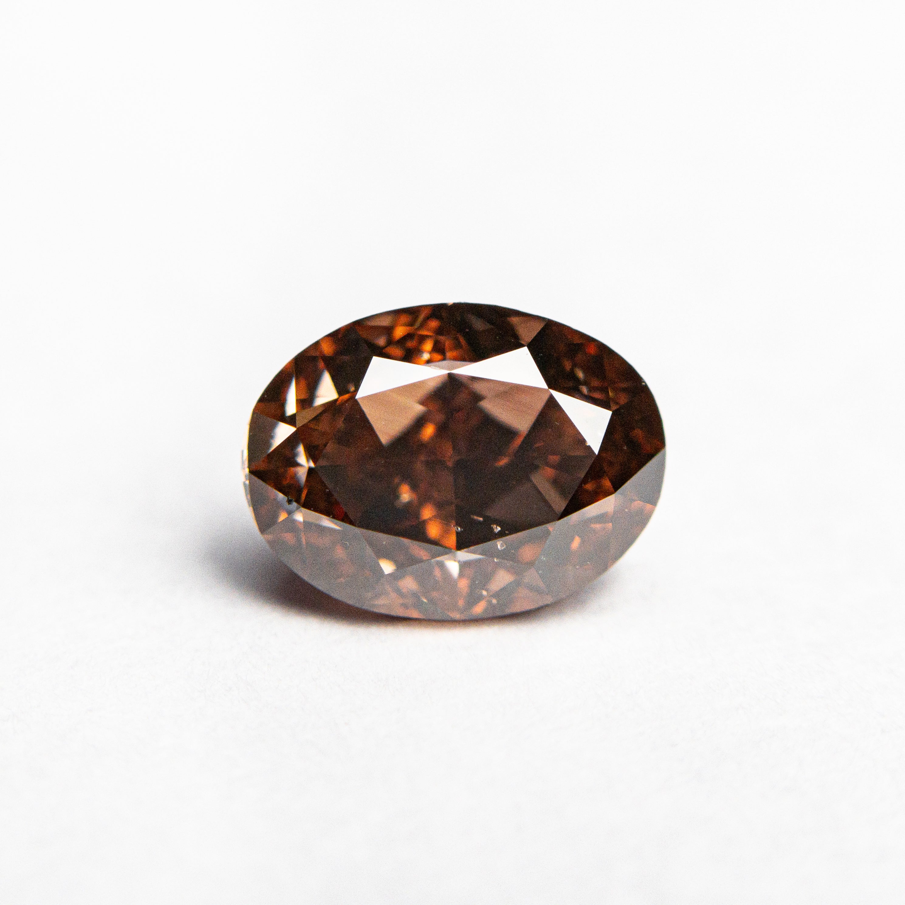1.50ct 7.69x5.74x4.16mm GIA SI1 Fancy Brown-Pink Oval Brilliant 🇦🇺 24161-01