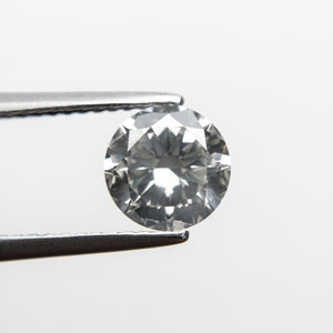 1.21ct 7.01x7.00x3.95mm Fancy Grey Round Brilliant 18473-01 - Misfit Diamonds
