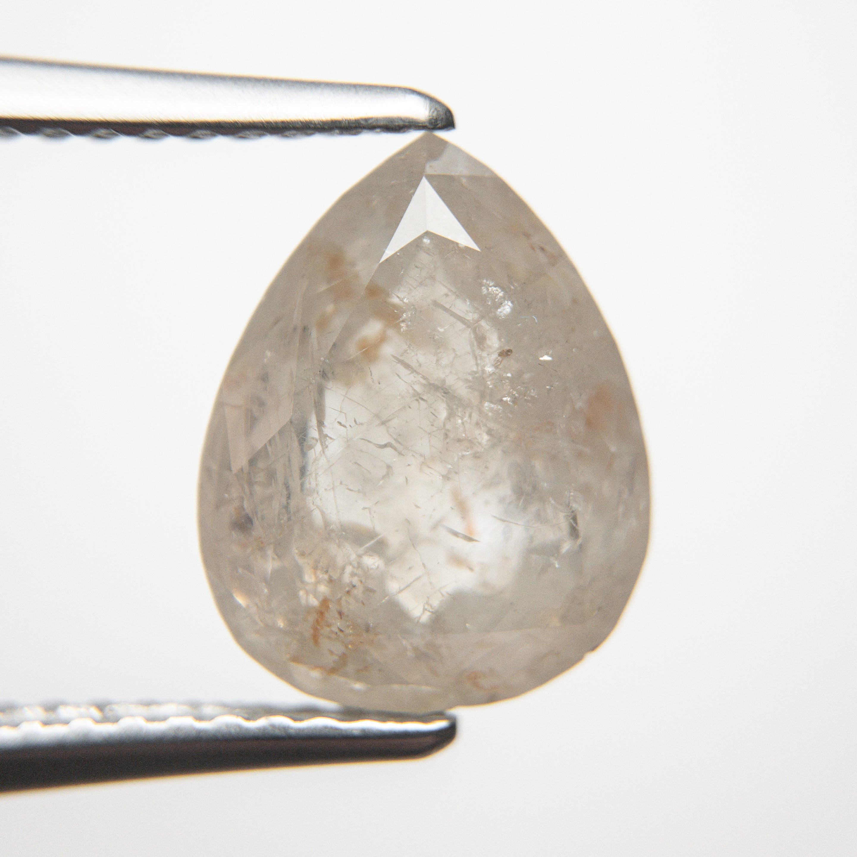 3.85ct 11.15x8.80x4.50mm Pear Double Cut 18790-04 - Misfit Diamonds