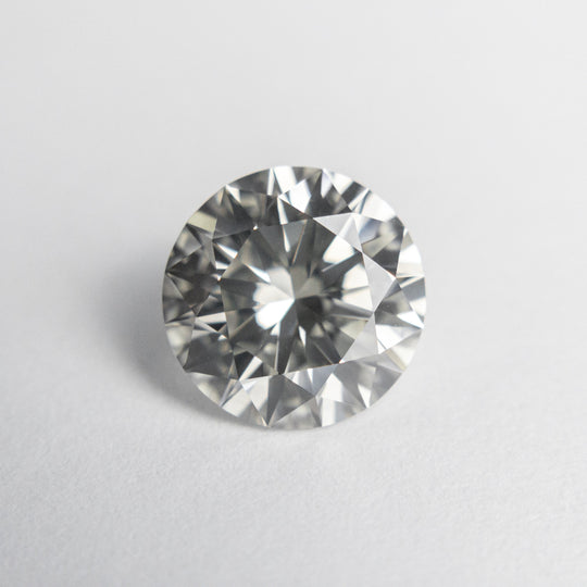 2.01ct 8.07x8.01x5.03mm GIA SI1 Fancy Grey Round Brilliant 18868-01