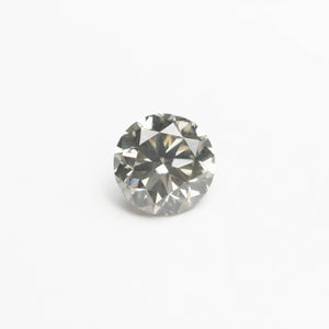 0.60ct 5.14-5.15x3.50mm Fancy Grey Round Brilliant 18968-17