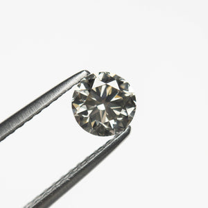 0.60ct 5.14-5.15x3.50mm Fancy Grey Round Brilliant 18968-17