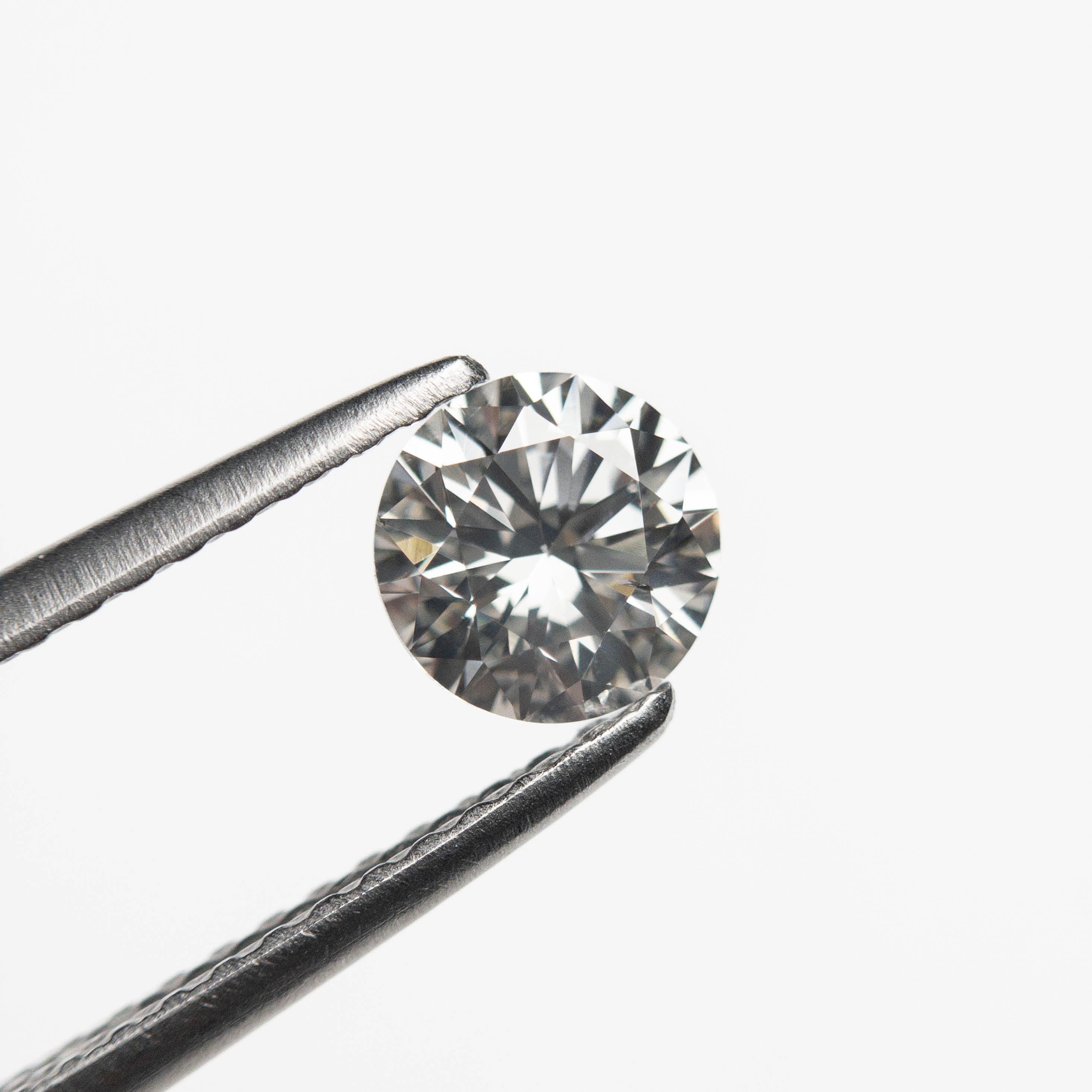 0.56ct 5.19x5.16x3.24mm Fancy Grey Round Brilliant 18968-24