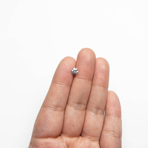 0.56ct 5.19x5.16x3.24mm Fancy Grey Round Brilliant 18968-24