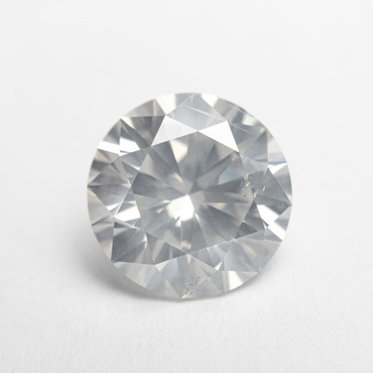 4.00ct 10.13x10.12x6.25mm GIA I2 Fancy White Round Brilliant 19263-01