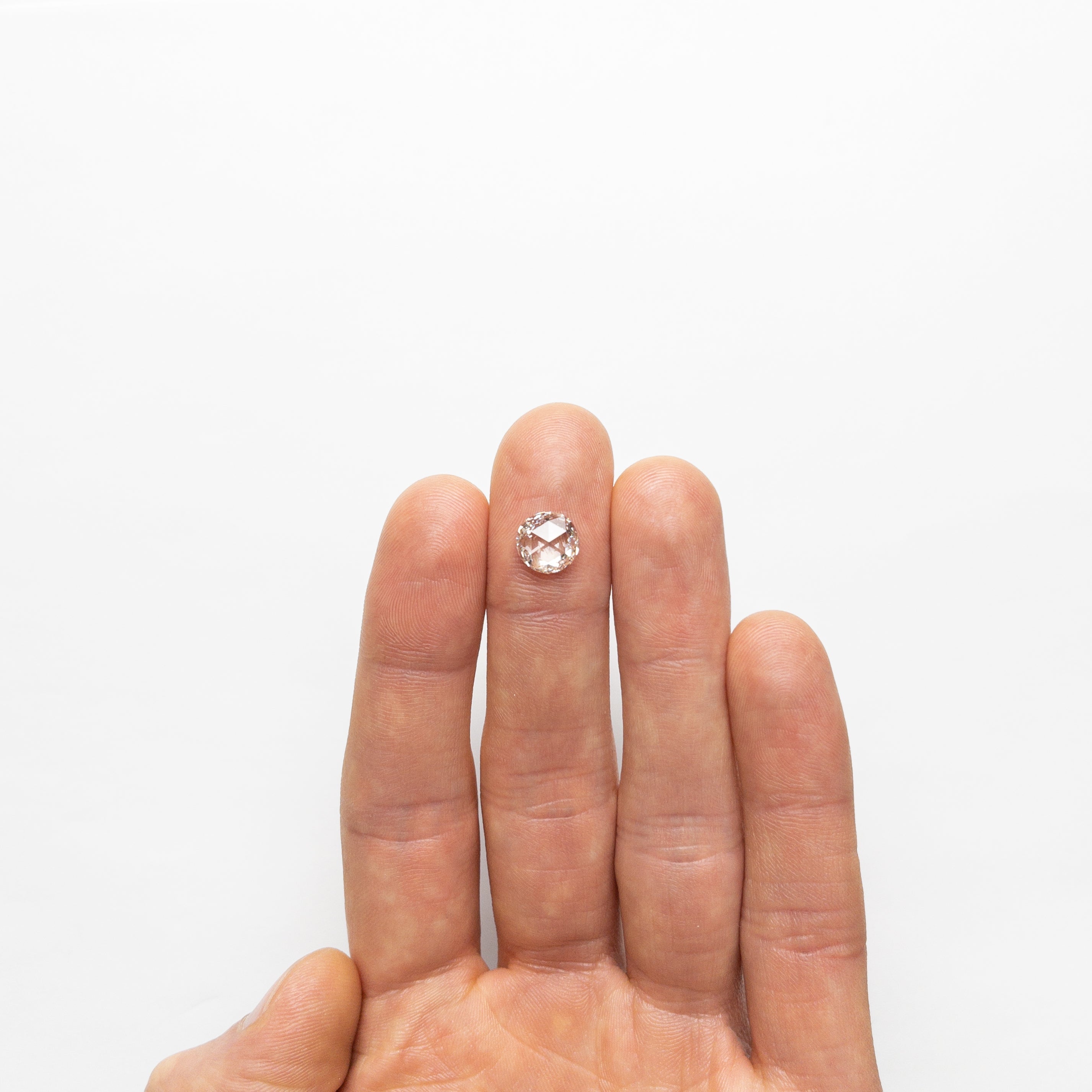 2.01ct 8.60x8.41x3.44mm GIA VVS2 K Round Rosecut 20727-01