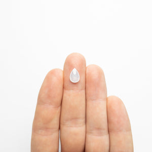 1.98ct 10.76x7.28x3.36mm Fancy White Pear Double Cut 21610-01