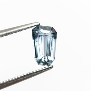 0.88ct 6.82x4.38x3.10mm Shield Step Cut Sapphire 22323-01