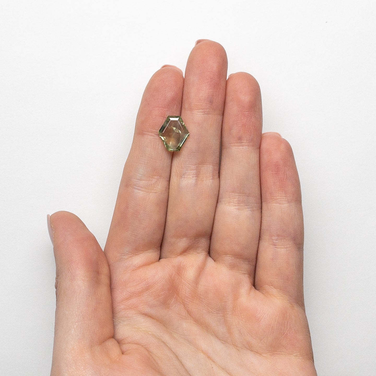 3.19ct 11.38x10.17x3.05mm Hexagon Step Cut Sapphire 22434-119