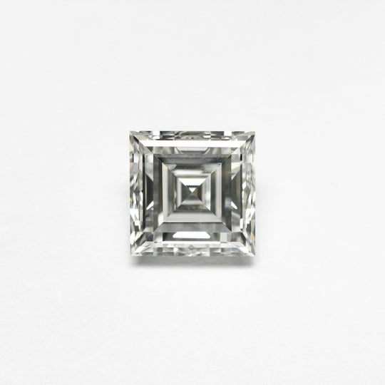 0.84ct 5.39x5.39x3.12mm GIA H VS2 Carré Step Cut 23034-01