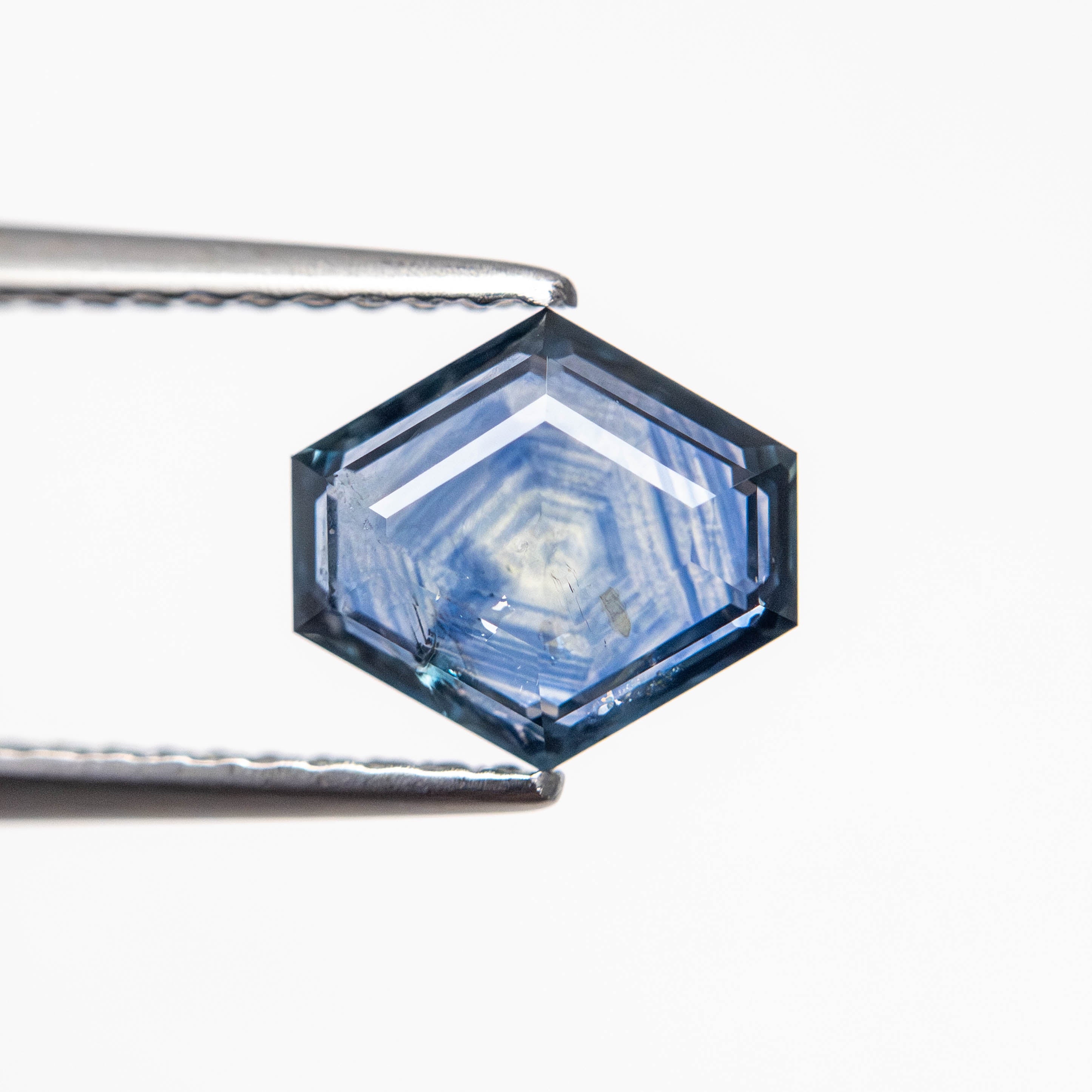 1.26ct 7.53x6.91x2.53mm Hexagon Portrait Cut Sapphire 23474-45