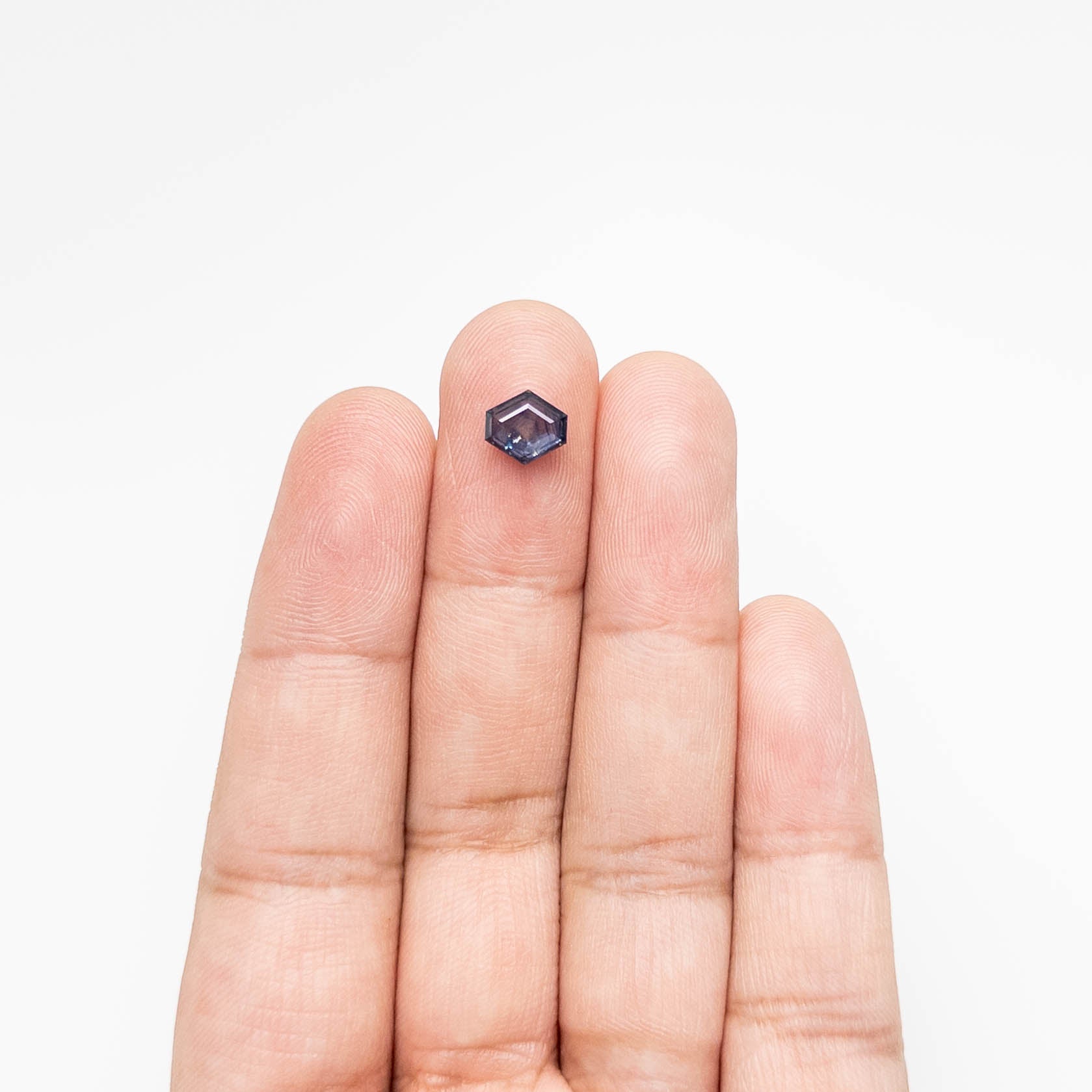 1.26ct 7.53x6.91x2.53mm Hexagon Portrait Cut Sapphire 23474-45