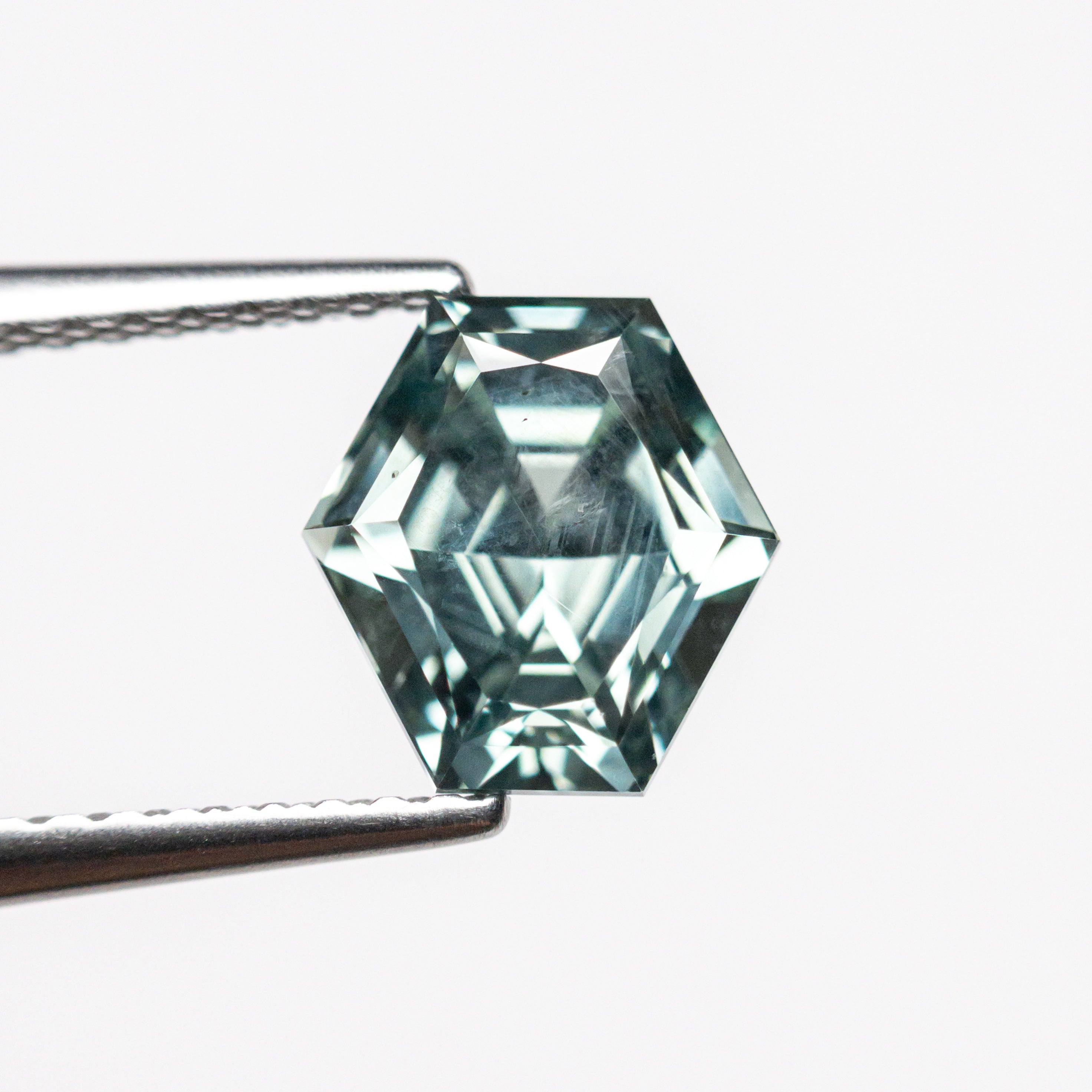 2.01ct 7.45x7.10x4.93mm Hexagon Brilliant Sapphire 23670-08