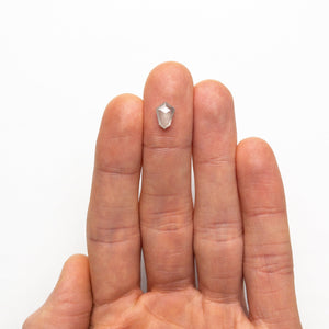 1.28ct 8.98x6.46x2.85mm Shield Rosecut 23840-06