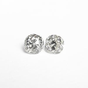 0.83cttw 2pc 4.49x4.27x3.29mm 4.32x4.00x3.20mm SI H-J Antique Old Mine Cut Matching Pair 25711-04