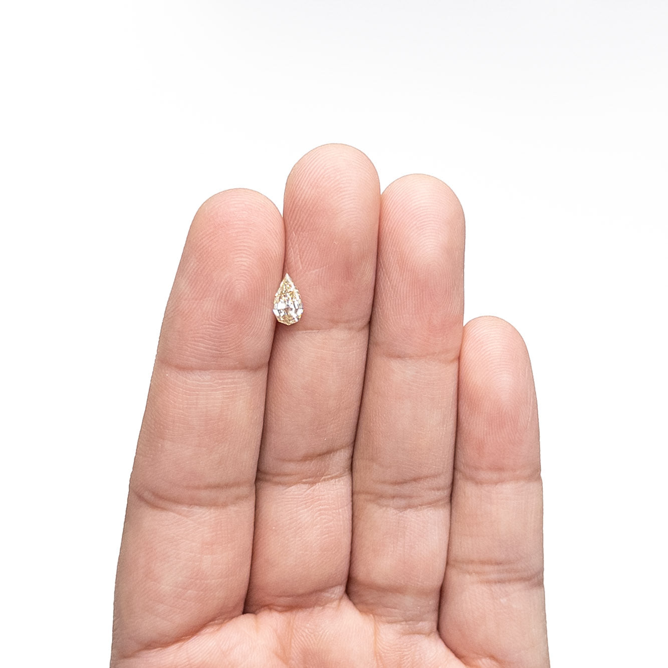 0.53ct 7.79x4.55x2.22mm VVS2 C3 Geo Pear Step Cut 🇿🇦 26109-10