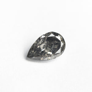 1.02ct 8.24x5.25x3.31mm GIA SI2 Fancy Grey Pear Brilliant 26129-01