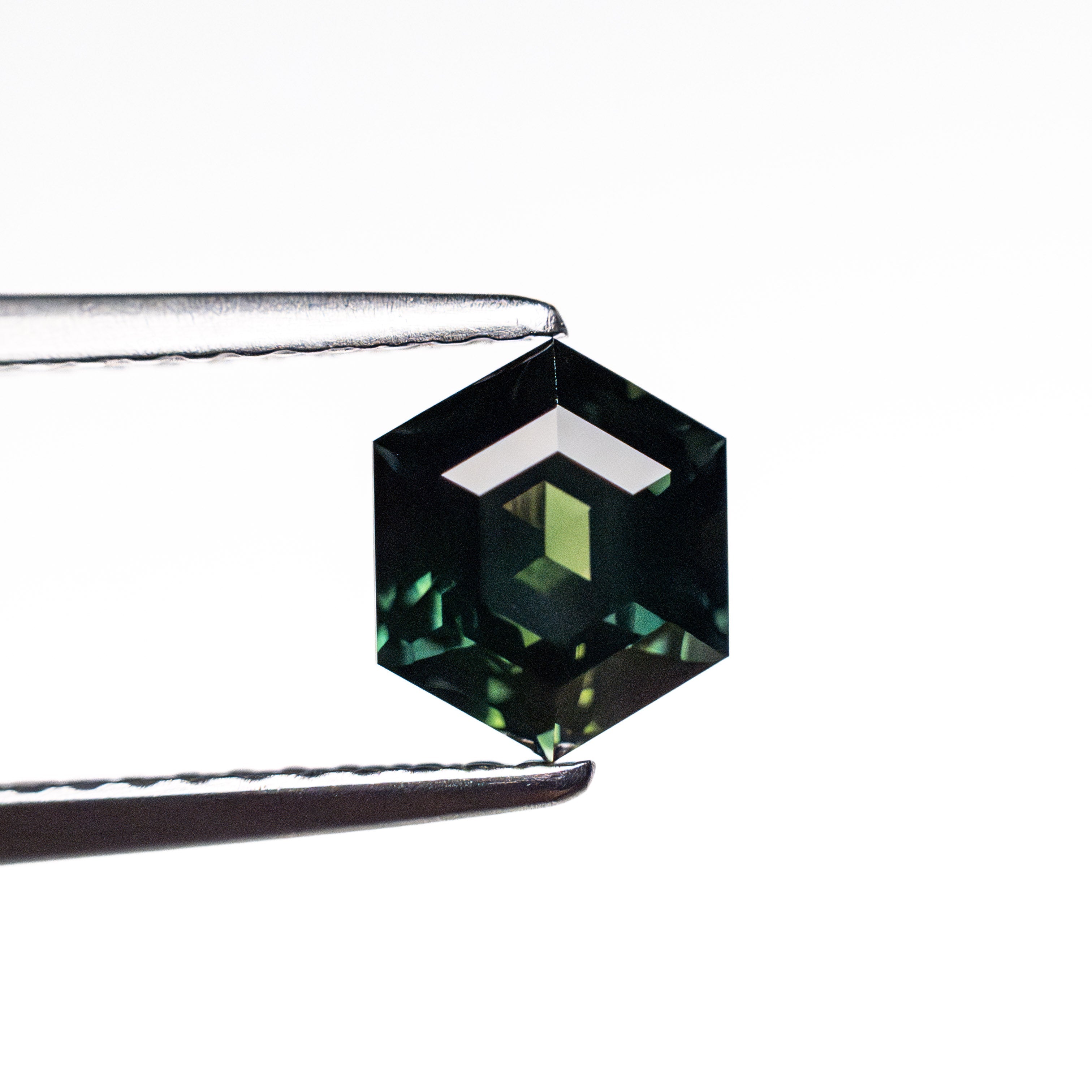 1.12ct 6.55x5.47x4.09mm Hexagon Step Cut Sapphire 26343-02