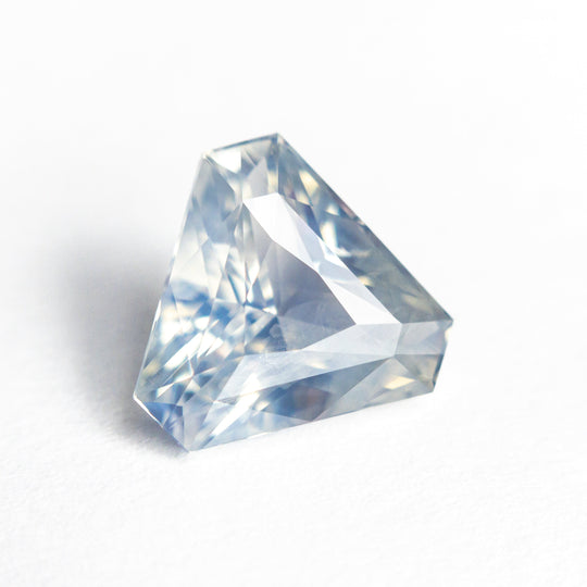 3.53ct 9.46x10.81x5.05mm Cut Corner Triangle Brilliant Sapphire 26387-01