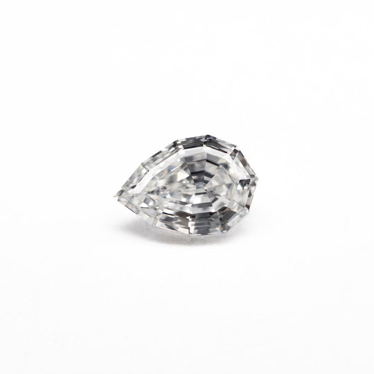 0.59ct 6.53x4.42x2.91mm SI1 F Geo Pear Step Cut 🇨🇦 27644-01