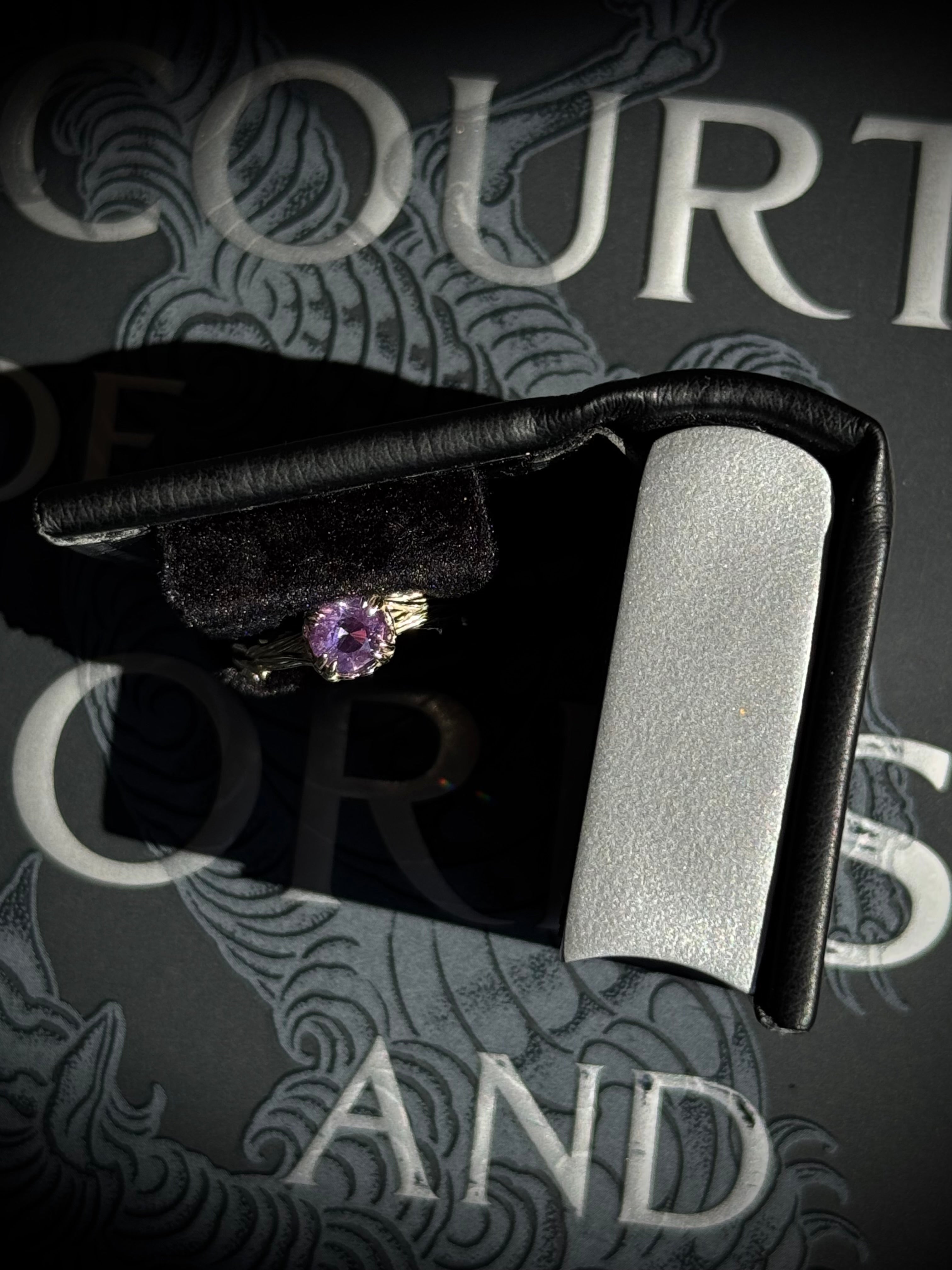 0.79ct Sapphire Thorns + Roses