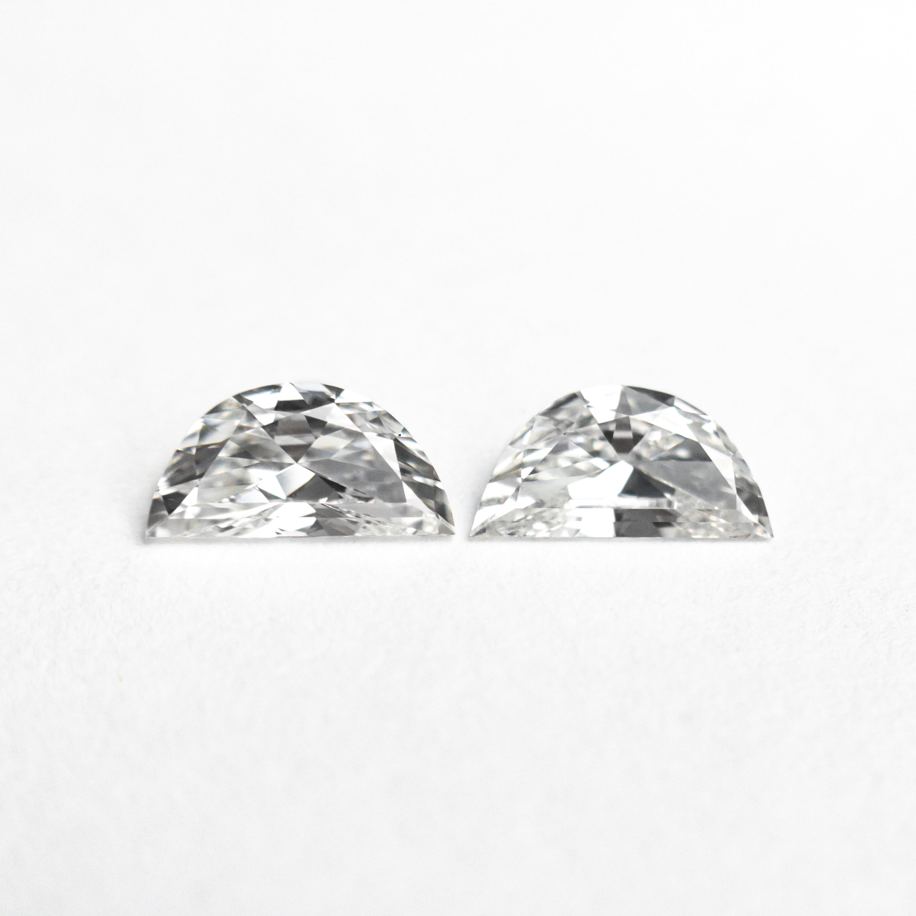 0.43cttw 2pc 5.98x3.00x1.79mm 6.02x3.00x1.58mm E VVS Half Moon Brilliant Matching Pair 26312-01