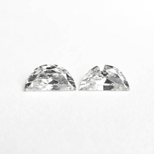 0.43cttw 2pc 5.98x3.00x1.79mm 6.02x3.00x1.58mm E VVS Half Moon Brilliant Matching Pair 26312-01