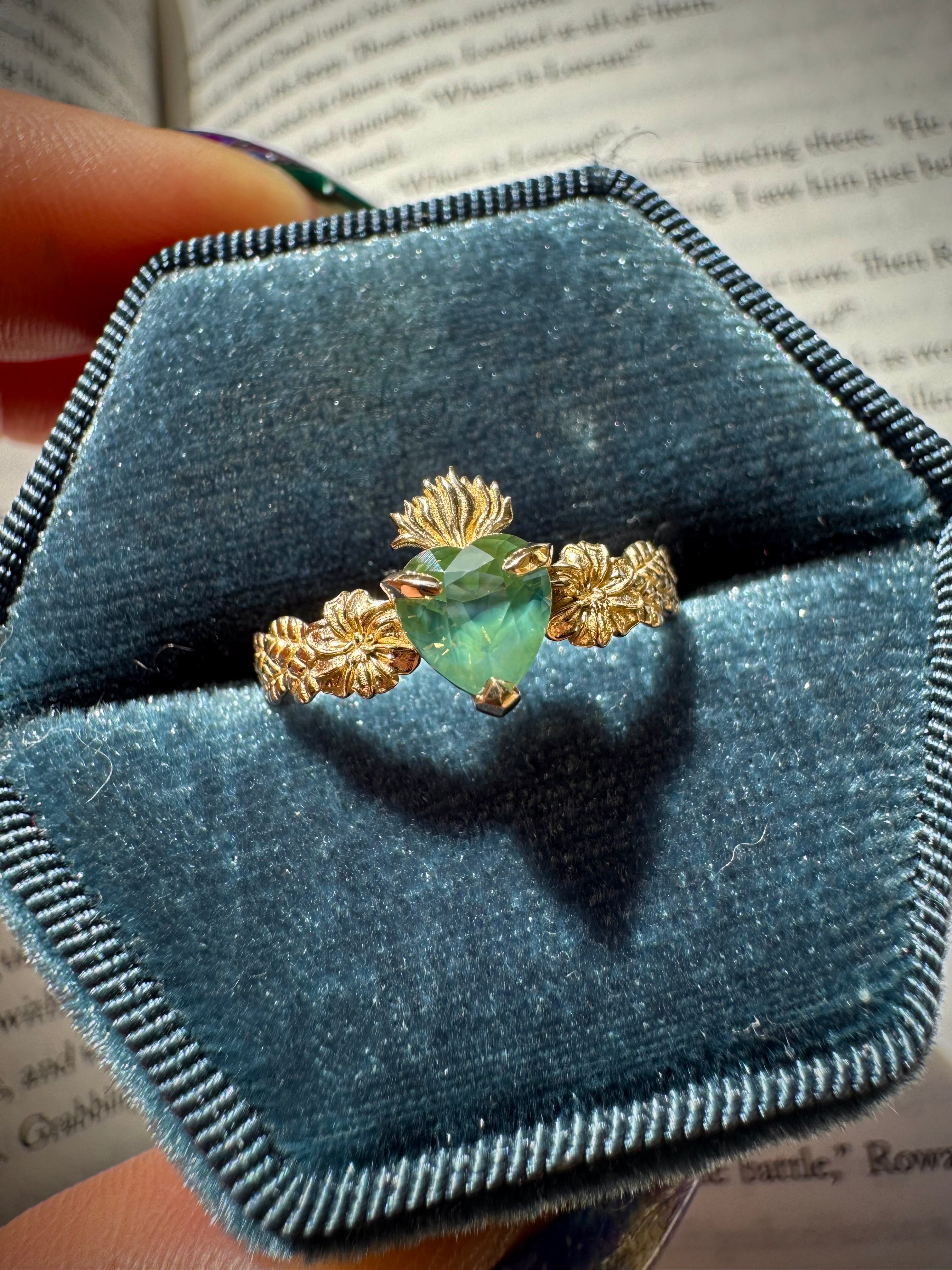 Fireheart Sapphire Ring