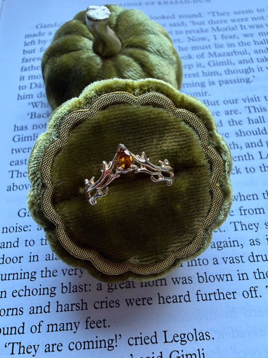 14k Sapphire Aelin Band RTS