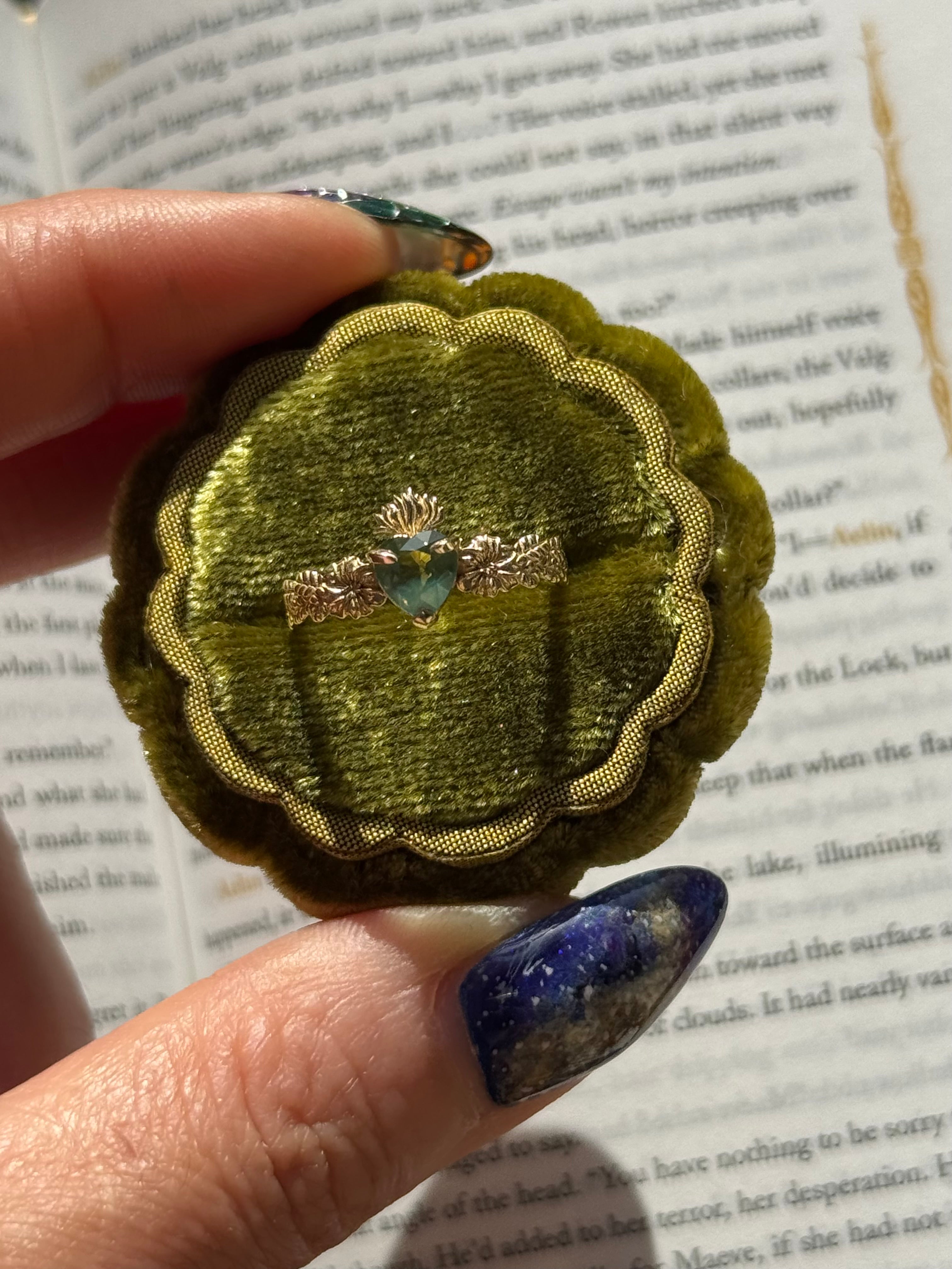 Fireheart Sapphire Ring