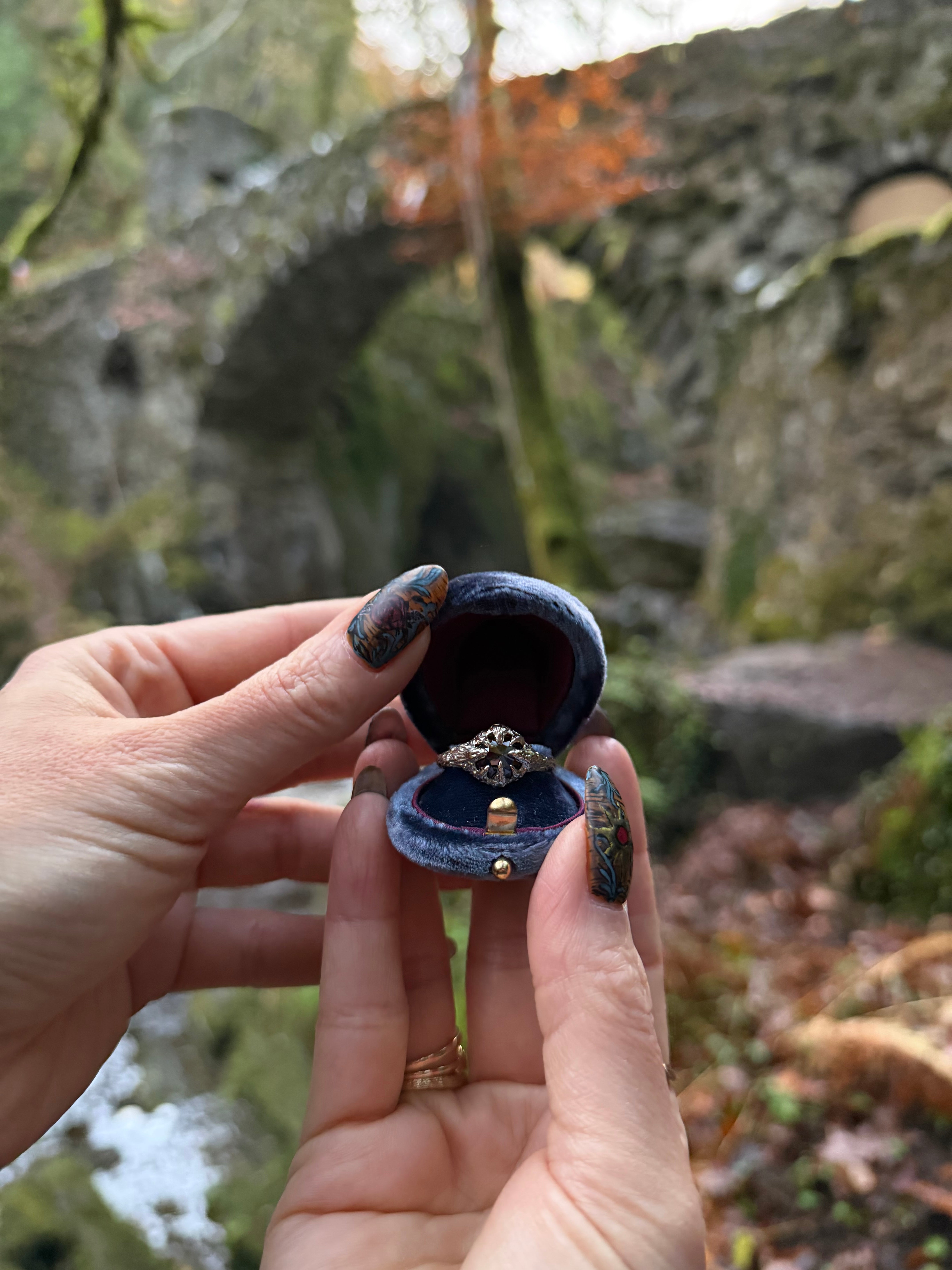 1.90ct Diamond Silver Flames Ring