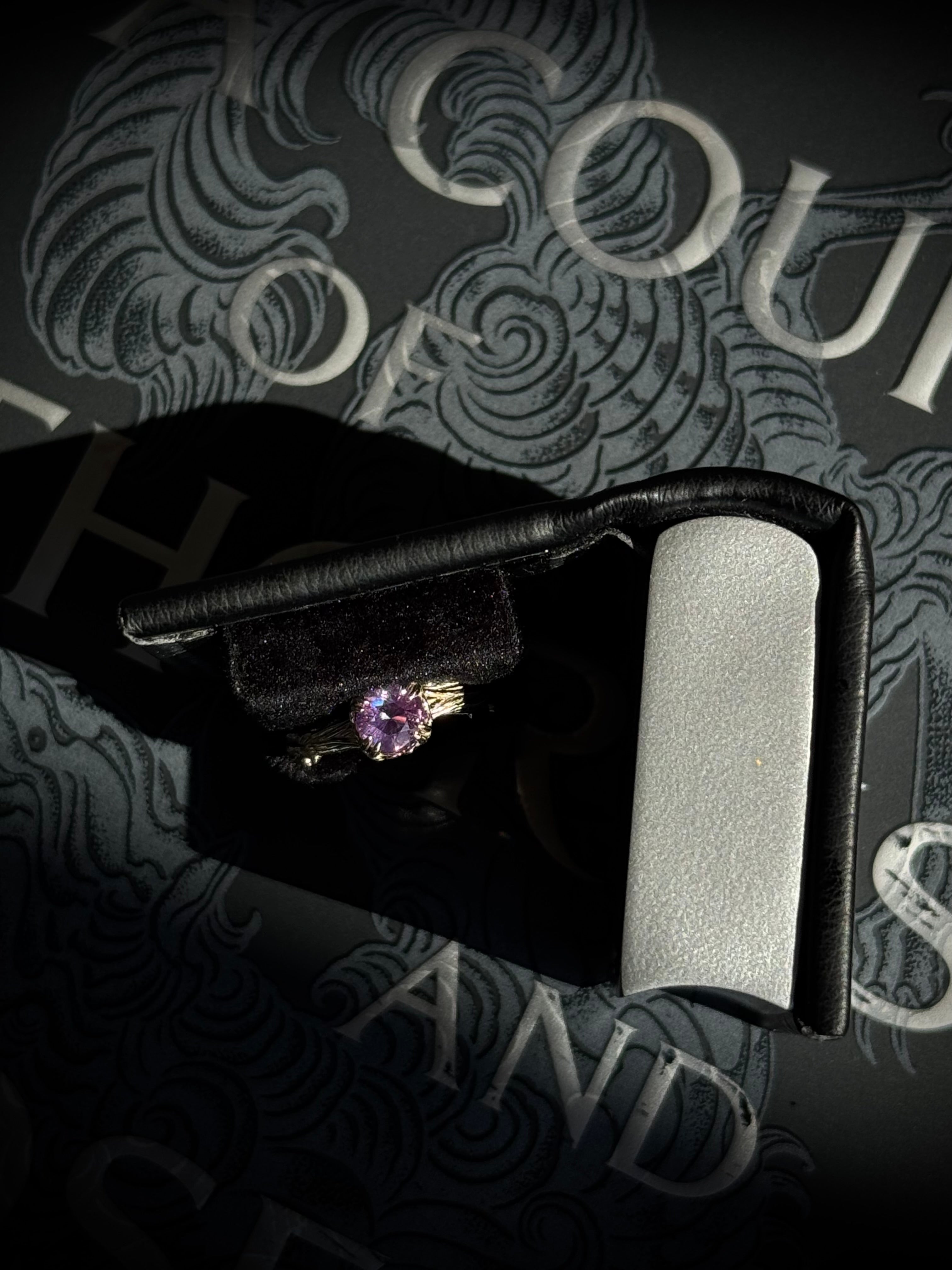 0.79ct Sapphire Thorns + Roses