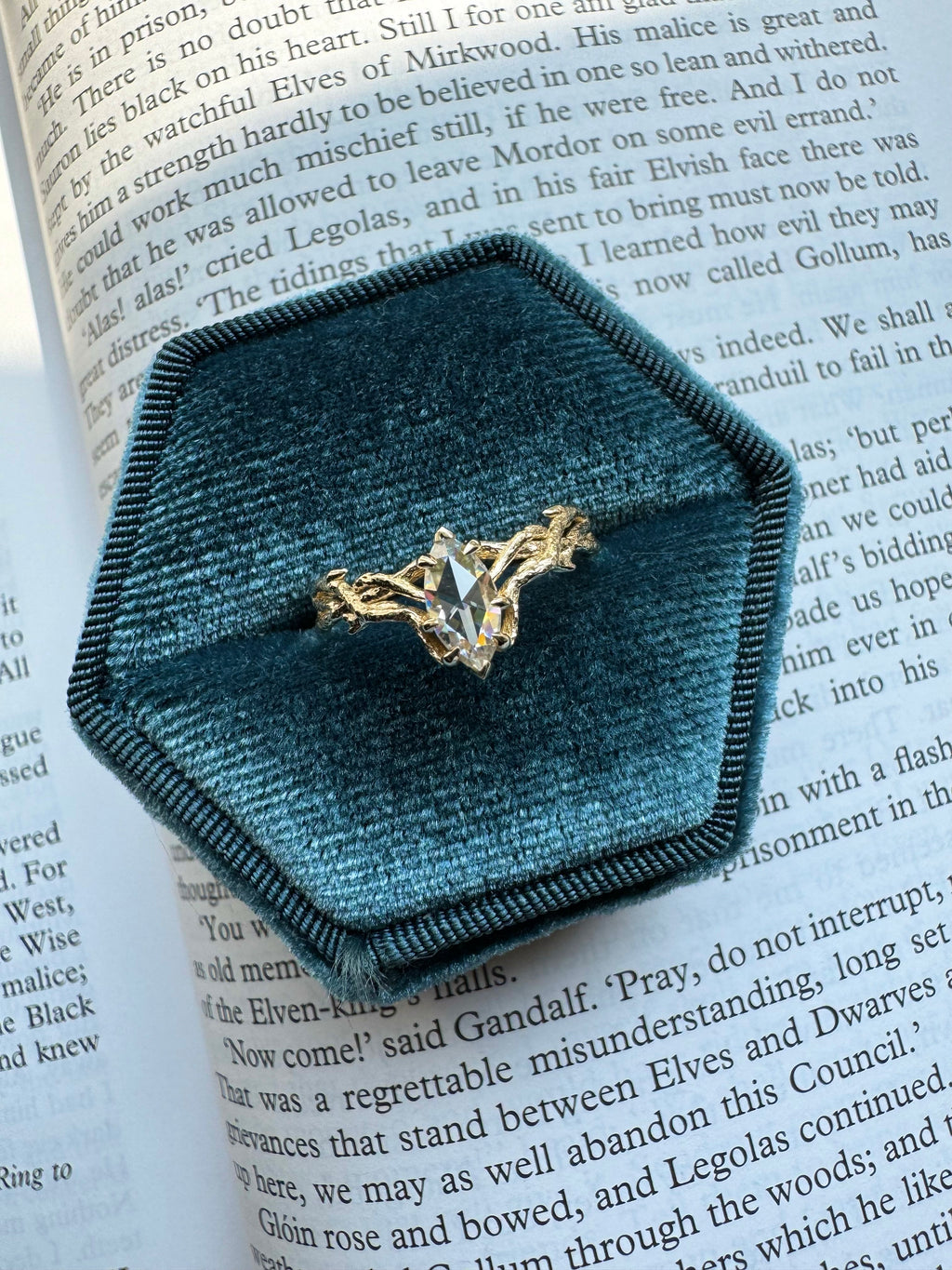 14k Moissanite Mirkwood