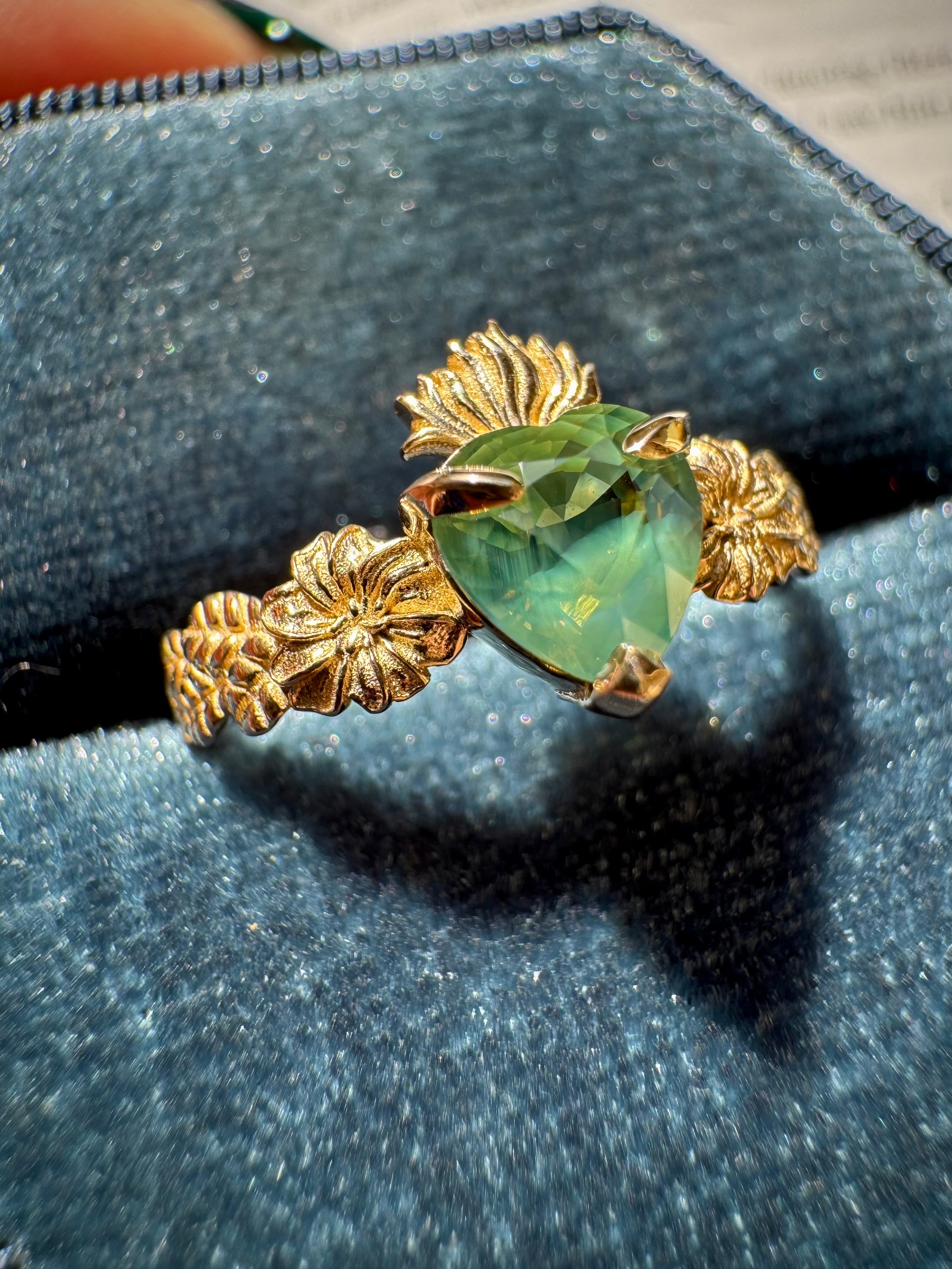 Fireheart Sapphire Ring
