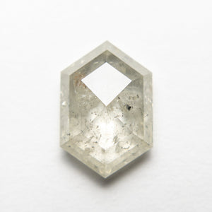 3.48ct 12.29x8.26x3.91mm Hexagon Rosecut 18455-01 - Misfit Diamonds