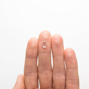 1.14ct 9.91x7.13x2.03mm SI2 M Lozenge Portrait Cut 18878-09 - Misfit Diamonds