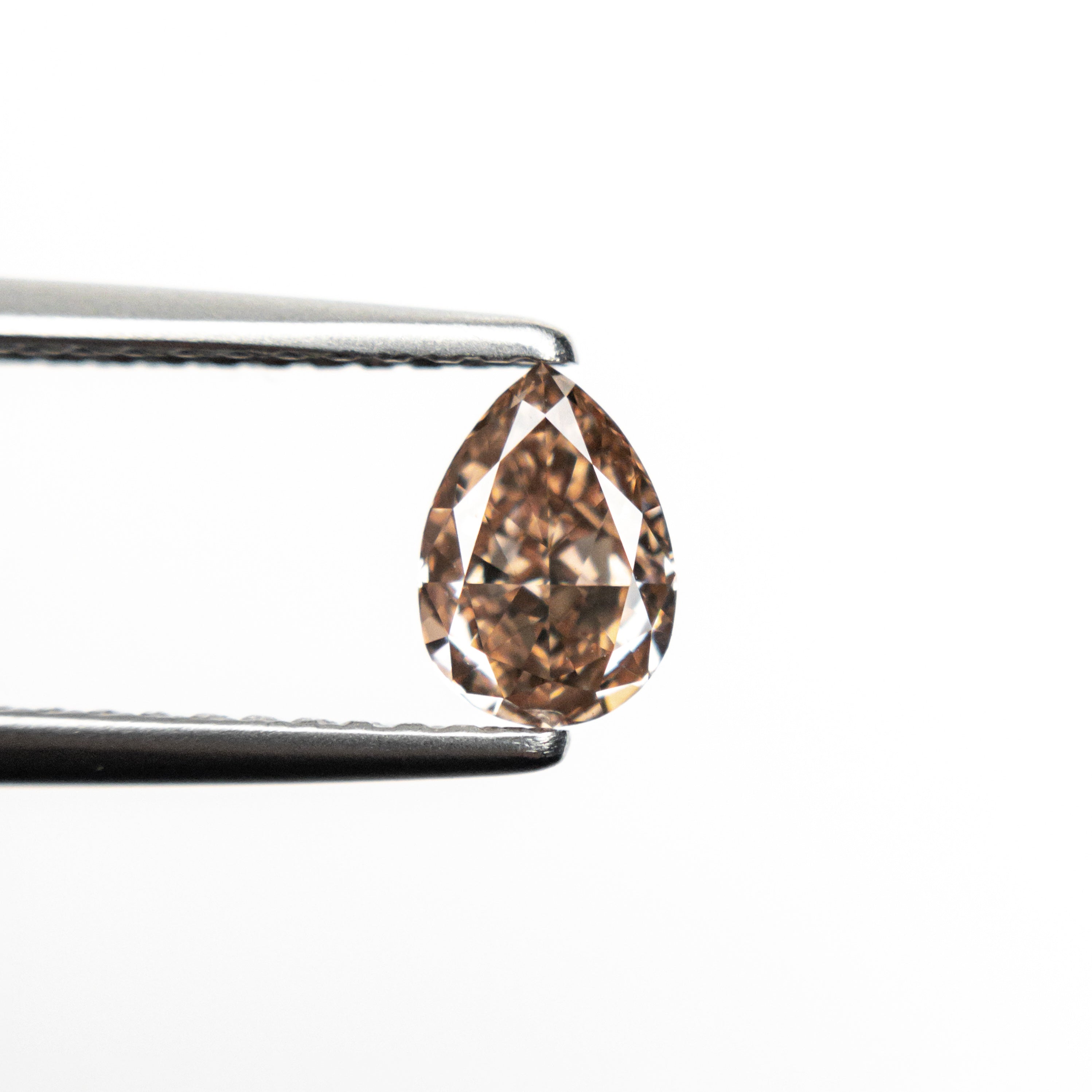 0.50ct 6.12x4.34x2.58mm VS2 Fancy Deep Brownish Pink Pear Brilliant 19921-01