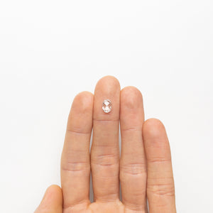 1.00ct 8.20x5.94x2.26mm GIA VS1 D Oval Rosecut 20724-02