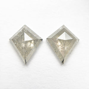 1.86cttw 2pc 8.15x6.85x2.82mm 8.12x6.82x2.75mm Kite Rosecut Matching Pair 20951-04