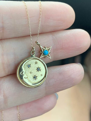 Moon + Stars Necklace