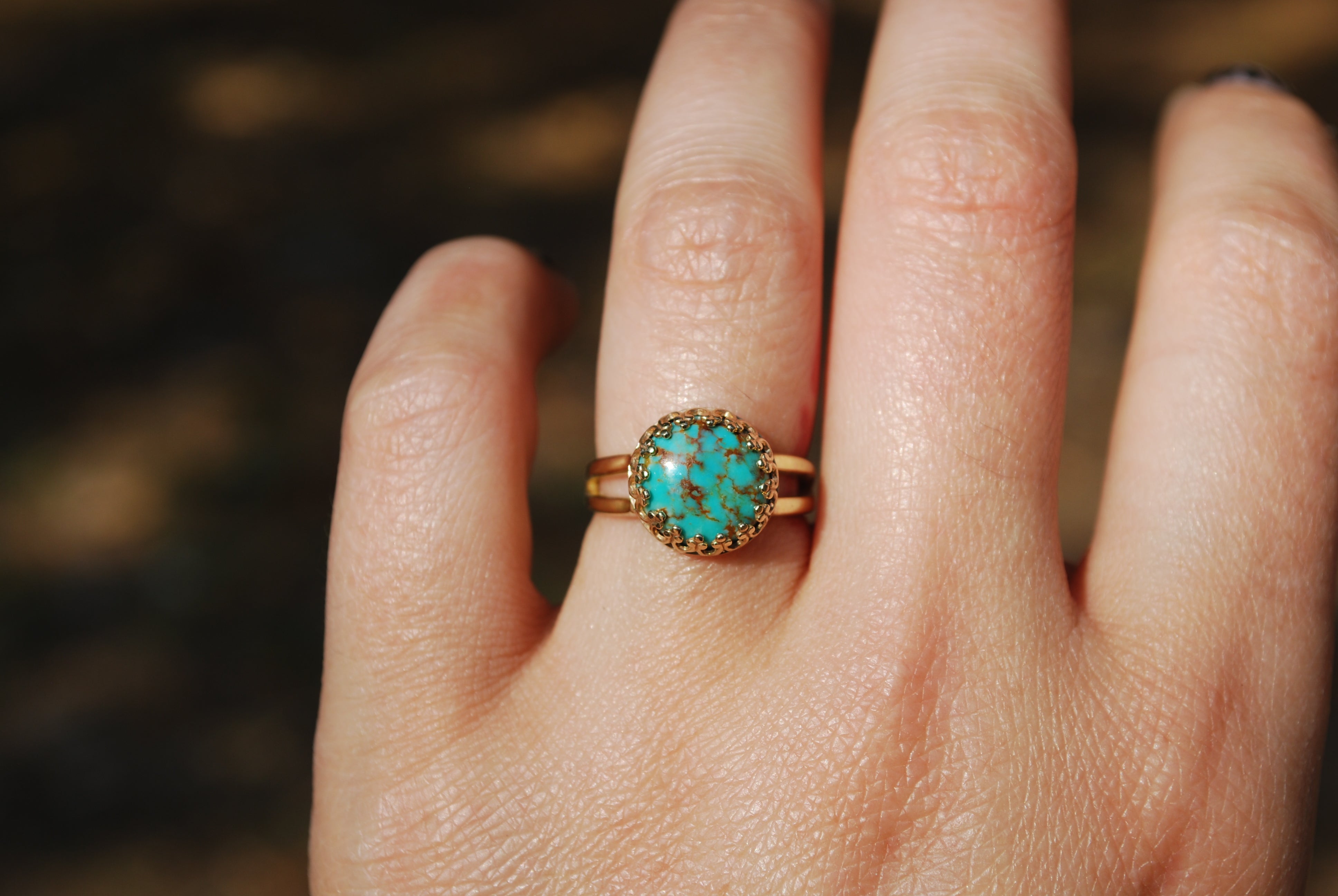 14k Gold + Turquoise