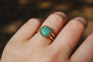 14k Gold + Turquoise