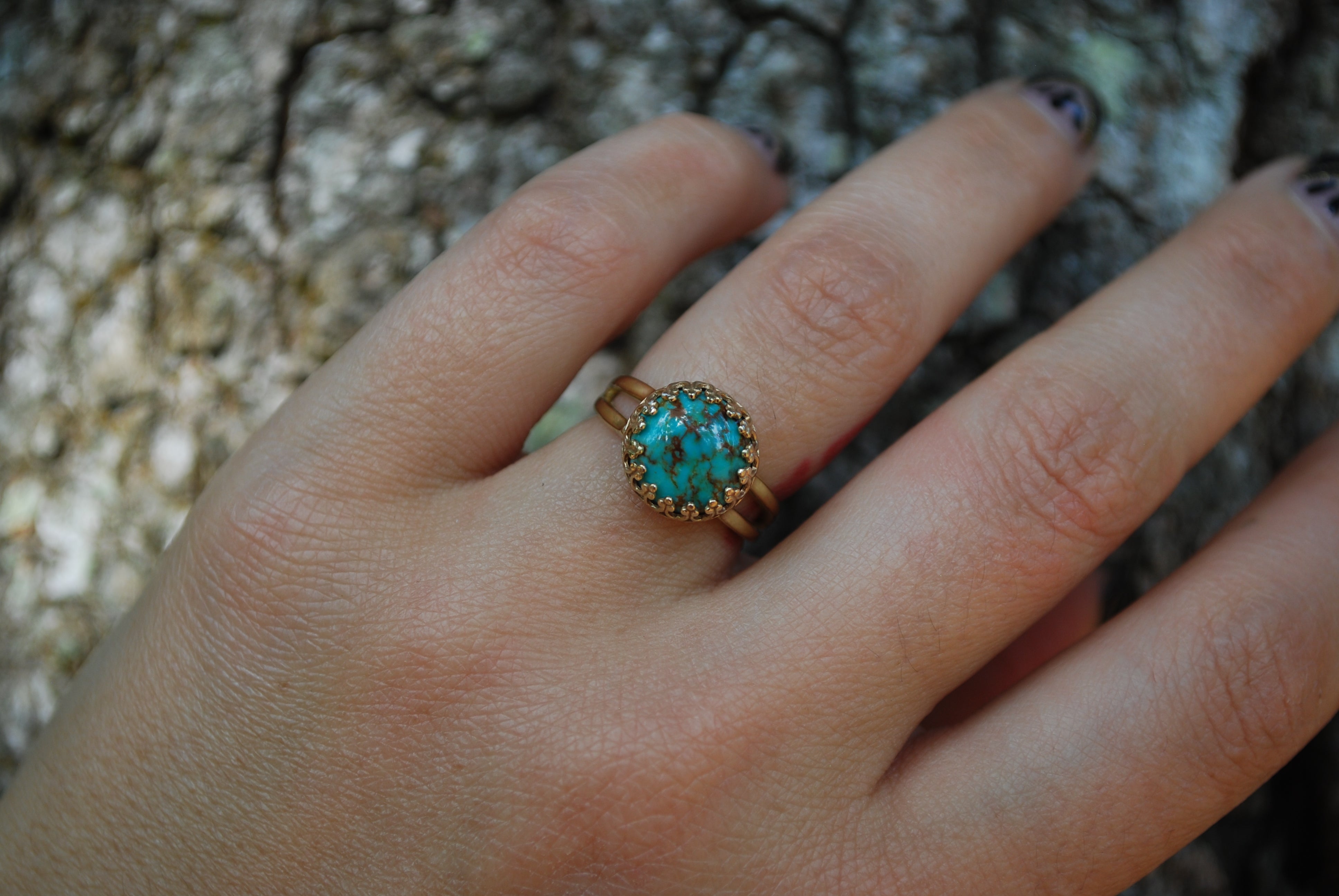 14k Gold + Turquoise